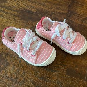 Pink/White Striped Toddler Wonder Nation Size 8